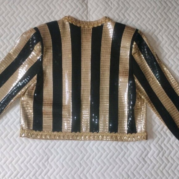 Vintage St. John's Sequined Dress Suit Set - Picture 3 of 7